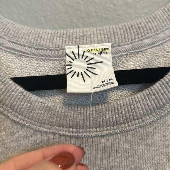 NWOT Offline by Aerie Cutout Sweatshirt Dress - Picture 4 of 7
